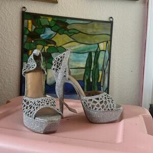 thalia sodi felisa rhinestone stiletto platform heels shoes